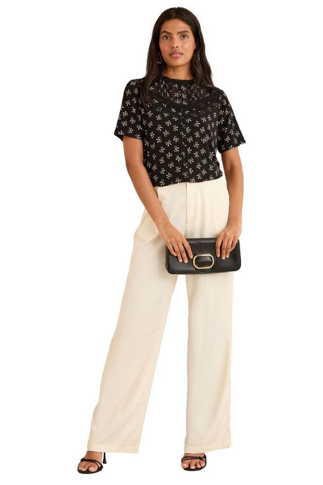 Love & Roses Kurzarmbluse Love & Roses Kurzärmeliges Sweatshirt (1-tlg) von Love & Roses