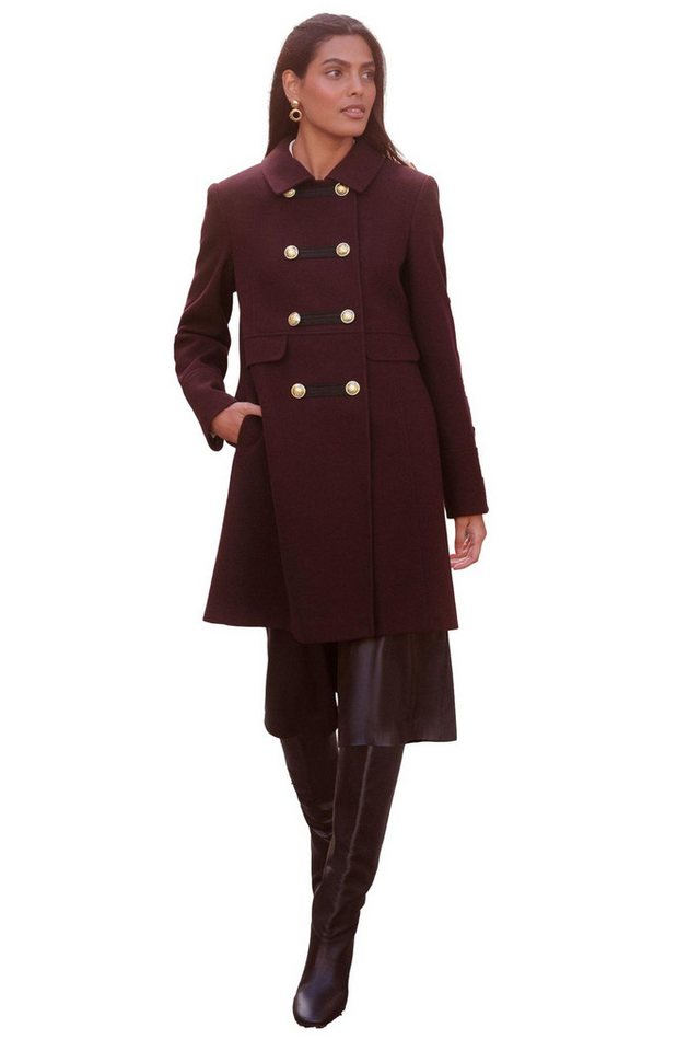 Love & Roses Kurzmantel Love & Roses Frogging-Mantel, Petite (1-tlg) von Love & Roses