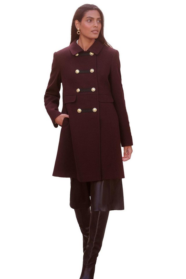 Love & Roses Kurzmantel Love & Roses Frogging-Mantel, Regular (1-tlg) von Love & Roses