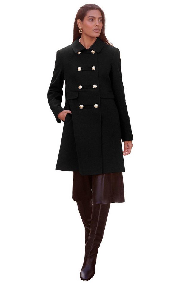 Love & Roses Kurzmantel Love & Roses Frogging-Mantel, Regular (1-tlg) von Love & Roses