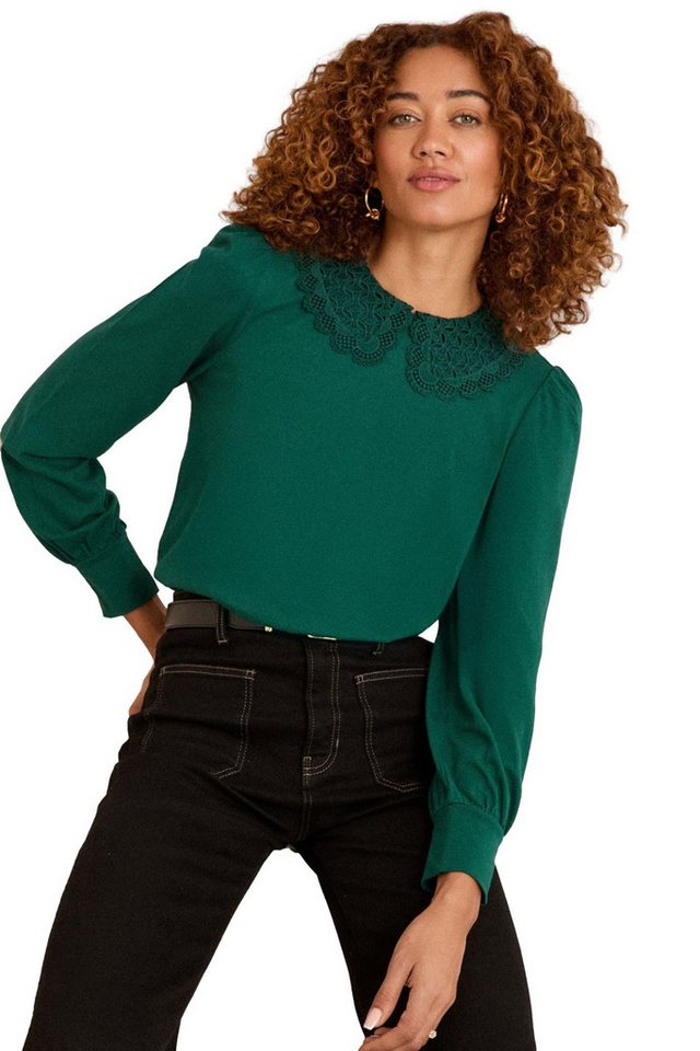 Love & Roses Langarmbluse Love & Roses Bluse, Regular (1-tlg) von Love & Roses