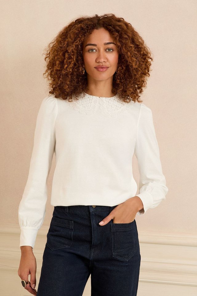 Love & Roses Langarmbluse Love & Roses Bluse, Regular (1-tlg) von Love & Roses