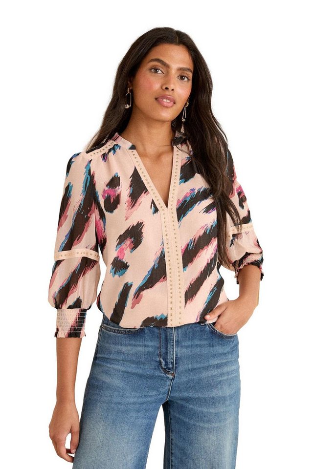 Love & Roses Langarmbluse Love & Roses Bluse mit 3/4-Ärmeln, Petite (1-tlg) von Love & Roses