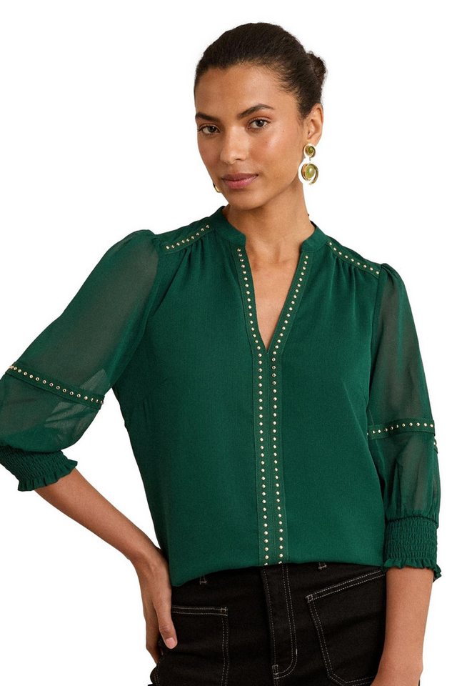 Love & Roses Langarmbluse Love & Roses Bluse mit 3/4-Ärmeln, Regular (1-tlg) von Love & Roses