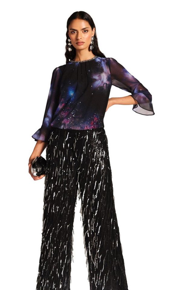 Love & Roses Langarmbluse Love & Roses Bluse mit Trompetenärmeln, Petite (1-tlg) von Love & Roses