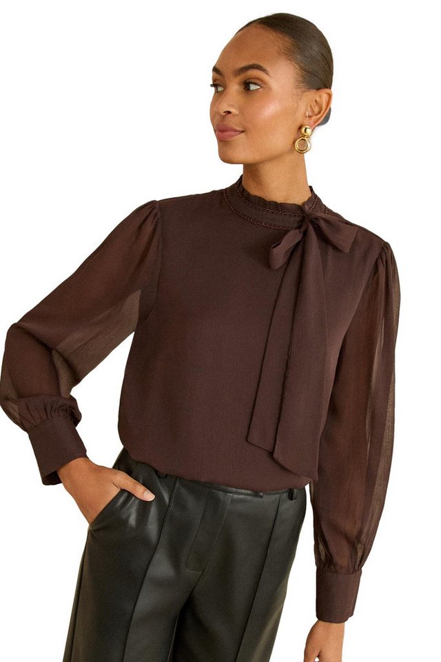 Love & Roses Langarmbluse Love & Roses Langärmelige Schluppenbluse (1-tlg) von Love & Roses