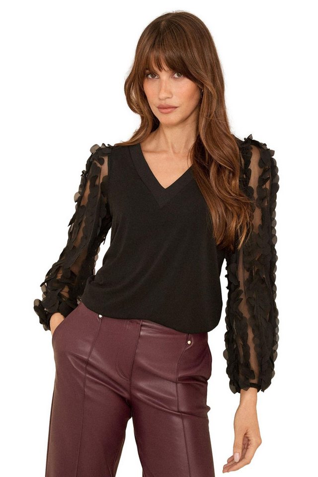 Love & Roses Langarmbluse Love & Roses Langarm-Oberteil, Regular (1-tlg) von Love & Roses