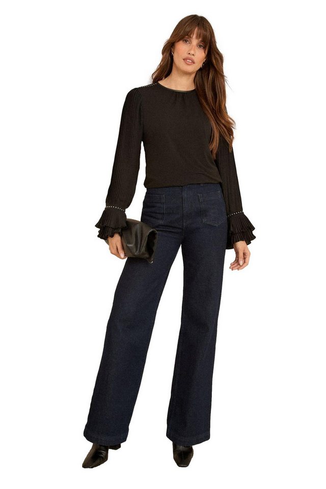 Love & Roses Langarmbluse Love & Roses Langarmshirt aus Polyurethan (1-tlg) von Love & Roses