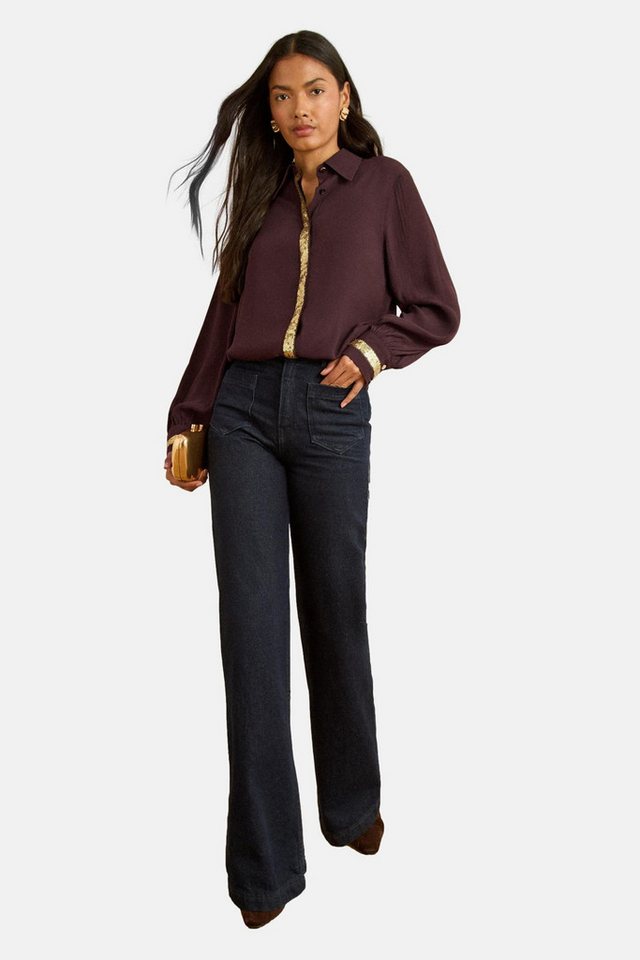 Love & Roses Langarmhemd Love & Roses Durchgeknöpftes Langarmhemd, Regular (1-tlg) von Love & Roses