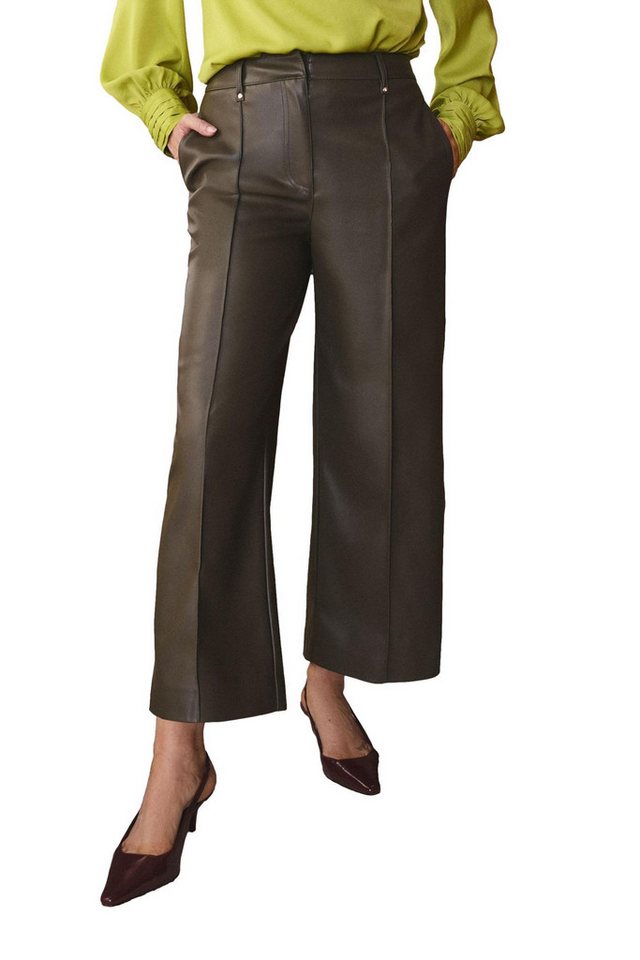 Love & Roses Lederhose Love & Roses weite Kunstlederhose, Regular (1-tlg) von Love & Roses