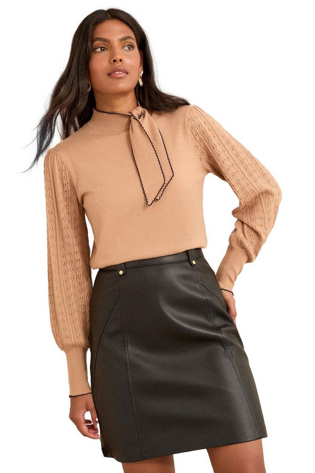 Love & Roses Lederrock Love & Roses Minirock aus Kunstleder, Regular (1-tlg) von Love & Roses