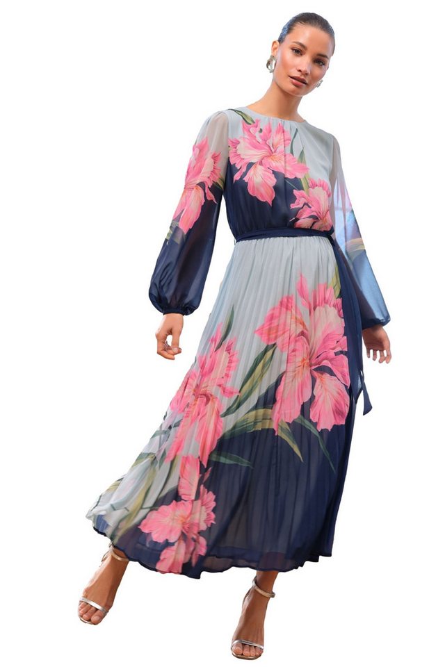 Love & Roses Midikleid Love & Roses Bedrucktes Midikleid, Regular (1-tlg) von Love & Roses