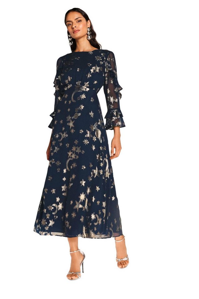 Love & Roses Midikleid Love & Roses Metallic-Midikleid, Regular (1-tlg) von Love & Roses