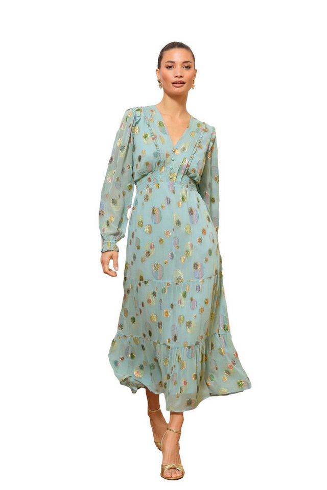 Love & Roses Midikleid Love & Roses Metallic-Midikleid, Regular (1-tlg) von Love & Roses