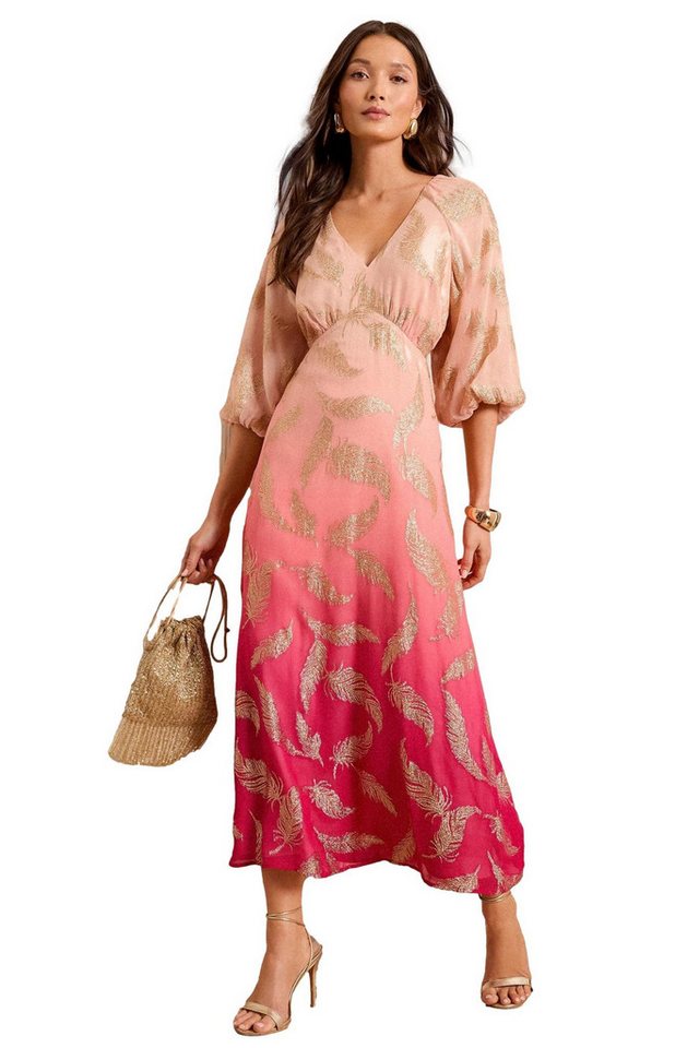 Love & Roses Midikleid Love & Roses Metallic-Midikleid, Regular (1-tlg) von Love & Roses