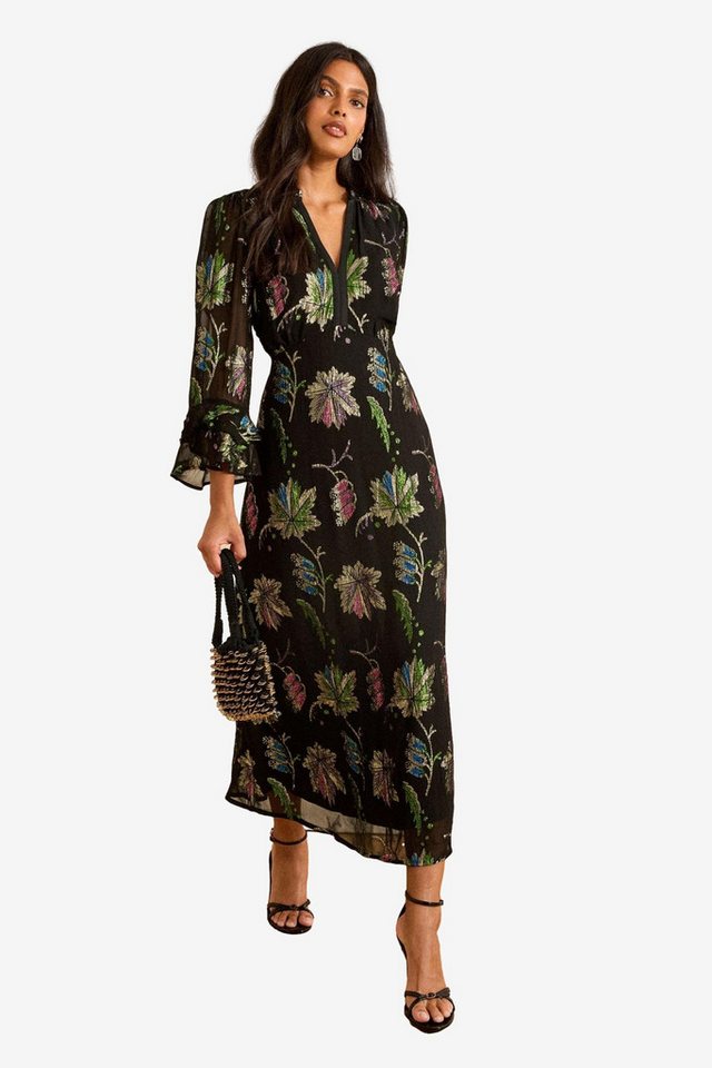 Love & Roses Midikleid Love & Roses Metallic-Midikleid, Regular (1-tlg) von Love & Roses