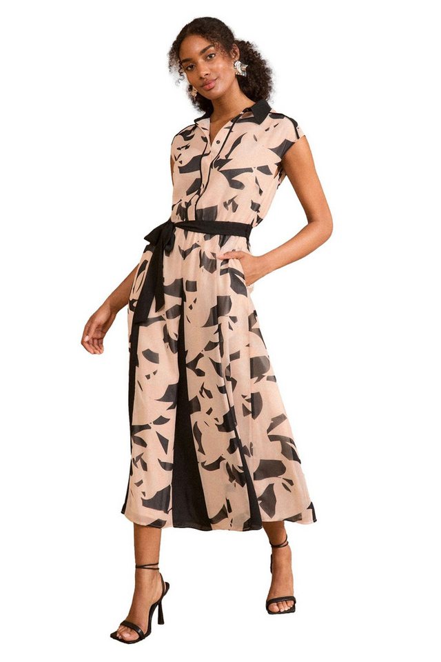 Love & Roses Midikleid Love & Roses Midi-Hemdkleid mit Gürtel, Regular (1-tlg) von Love & Roses