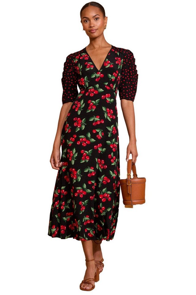 Love & Roses Midikleid Love & Roses Midikleid mit Print, Regular (1-tlg) von Love & Roses