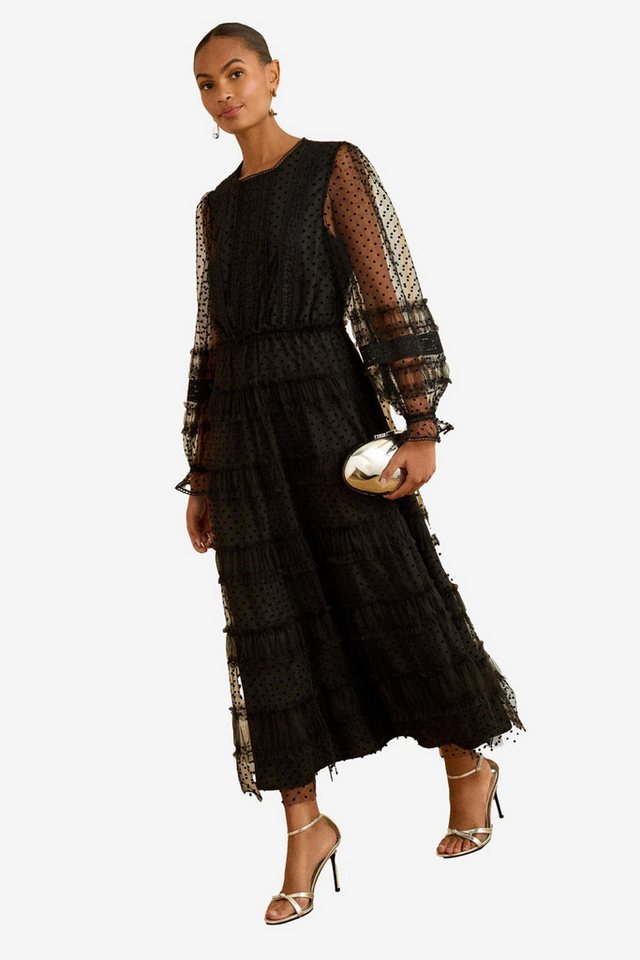 Love & Roses Midikleid Love & Roses Midikleid mit Punkten, Regular (1-tlg) von Love & Roses