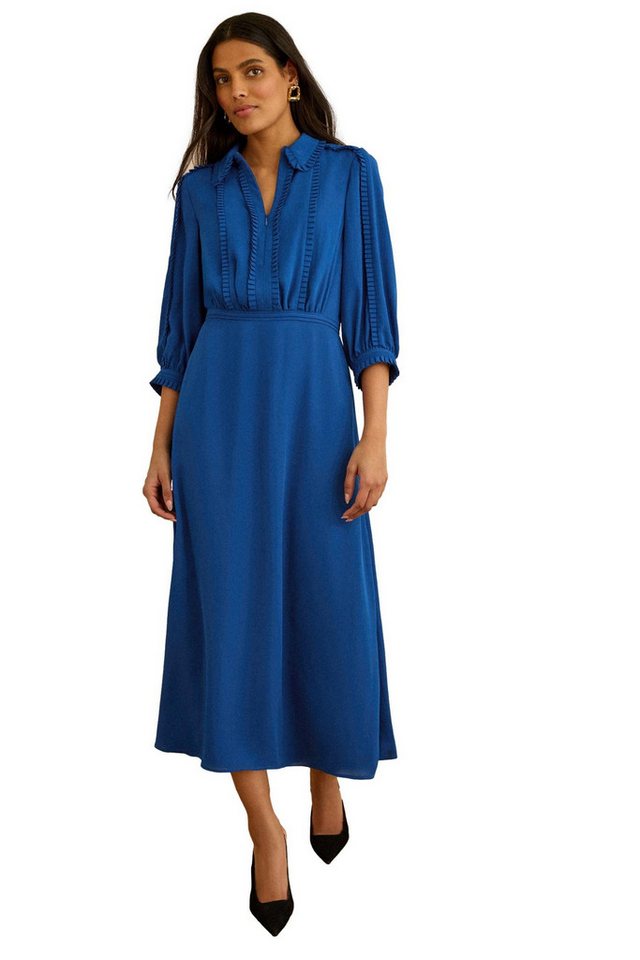 Love & Roses Midikleid Love & Roses Midikleid mit RV und Rüschen, Regular (1-tlg) von Love & Roses