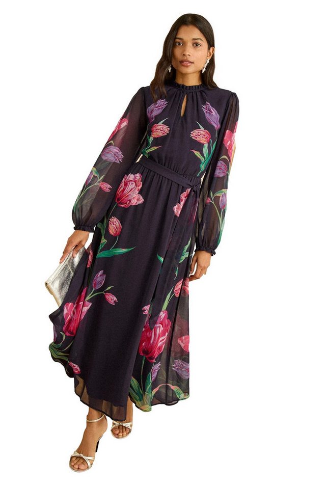 Love & Roses Midikleid Love & Roses Midikleid mit Rüschen, Regular (1-tlg) von Love & Roses