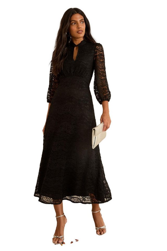 Love & Roses Midikleid Love & Roses Spitzen-Midikleid, Regular (1-tlg) von Love & Roses
