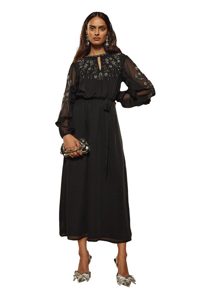 Love & Roses Midikleid Love & Roses Verziertes Midikleid, Petite (1-tlg) von Love & Roses