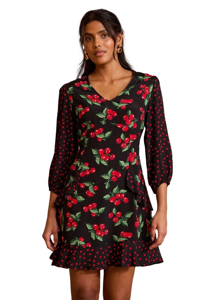 Love & Roses Minikleid Love & Roses Bedrucktes Minikleid, Regular (1-tlg) von Love & Roses