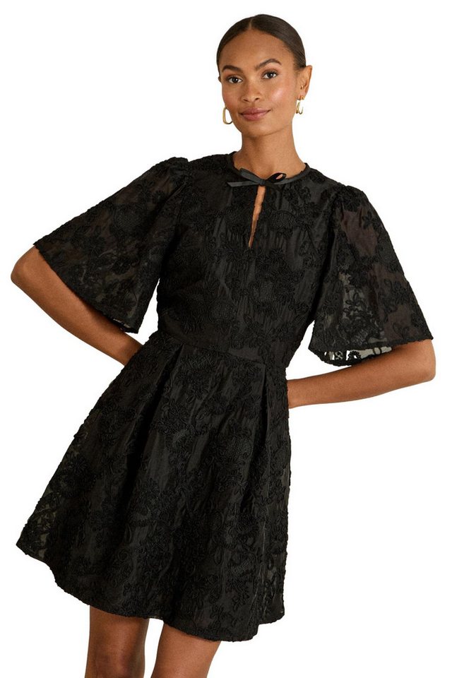 Love & Roses Minikleid Love & Roses Floraler Jacquard-Minirock, Regular (1-tlg) von Love & Roses