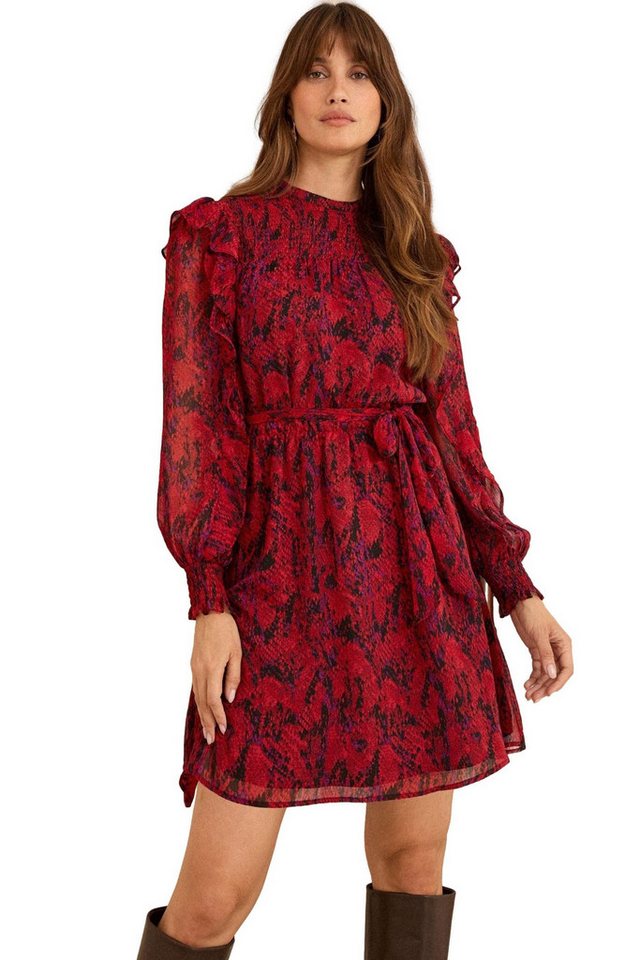 Love & Roses Minikleid Love & Roses Gesmoktes Minikleid (1-tlg) von Love & Roses