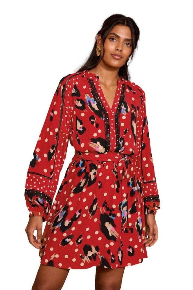 Love & Roses Minikleid Love & Roses Minikleid mit Besatz (1-tlg) von Love & Roses