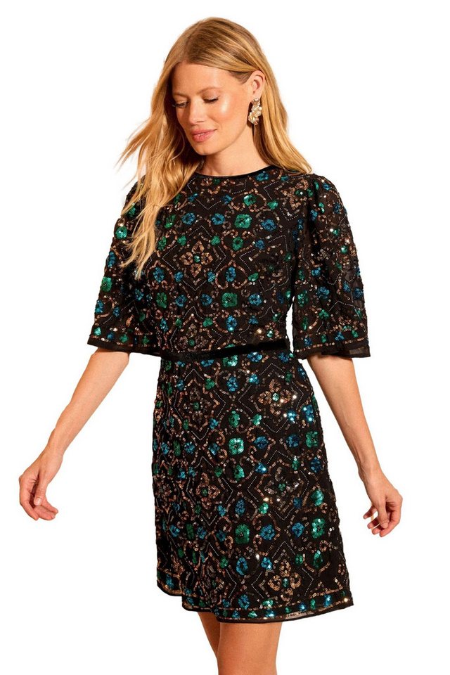 Love & Roses Minikleid Love & Roses Minikleid mit Pailettenverzierung (1-tlg) von Love & Roses
