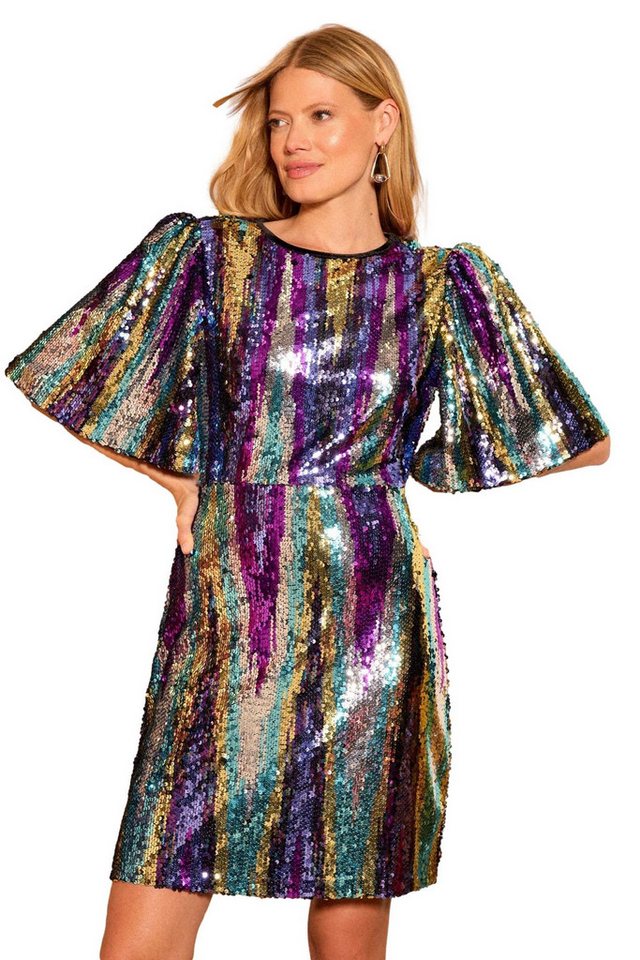 Love & Roses Minikleid Love & Roses Minikleid mit Pailletten (1-tlg) von Love & Roses