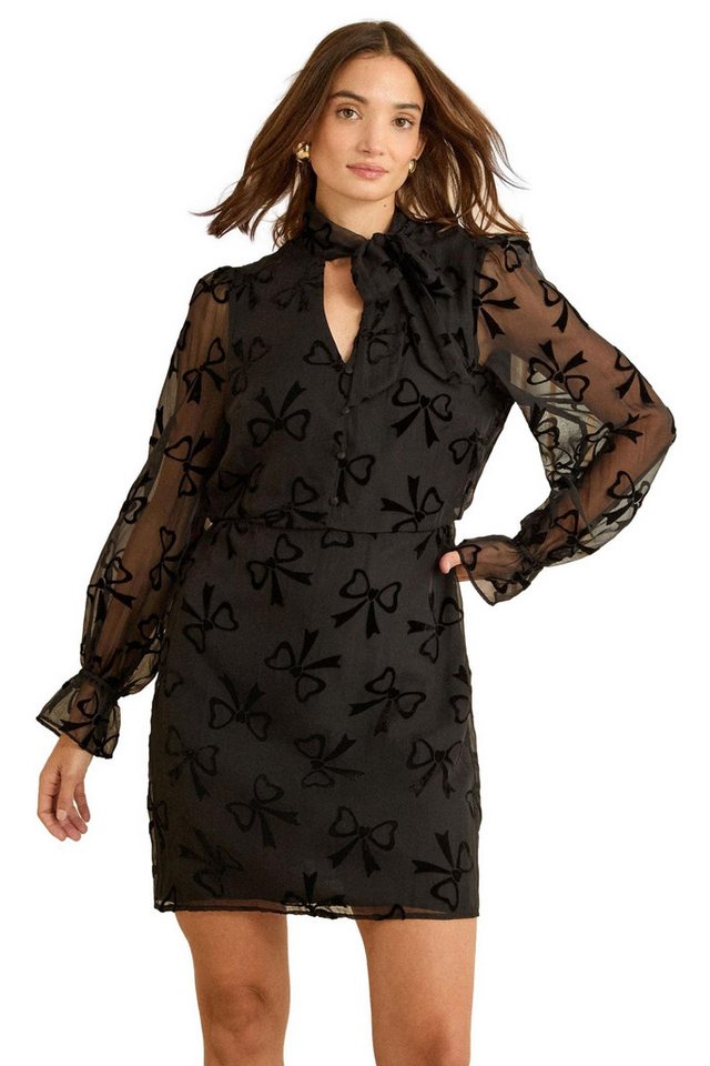 Love & Roses Minikleid Love & Roses Minikleid mit Schluppe, Petite (1-tlg) von Love & Roses