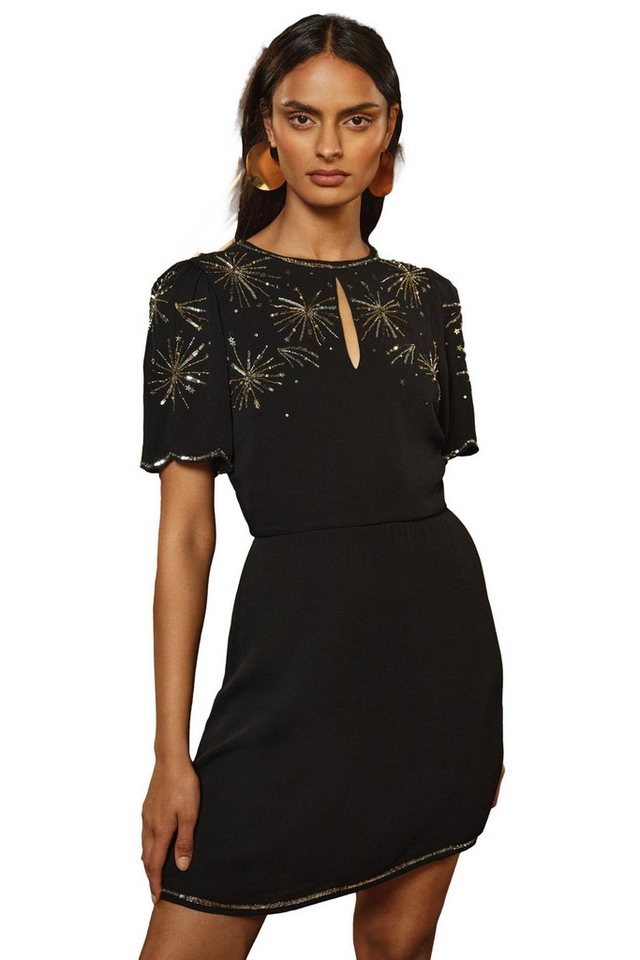 Love & Roses Minikleid Love & Roses Minikleid mit Verzierung (1-tlg) von Love & Roses