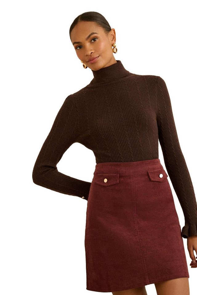 Love & Roses Minirock Love & Roses Cord-Minirock (1-tlg) von Love & Roses