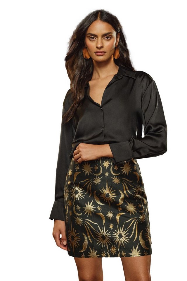 Love & Roses Minirock Love & Roses Jacquard-Minirock (1-tlg) von Love & Roses