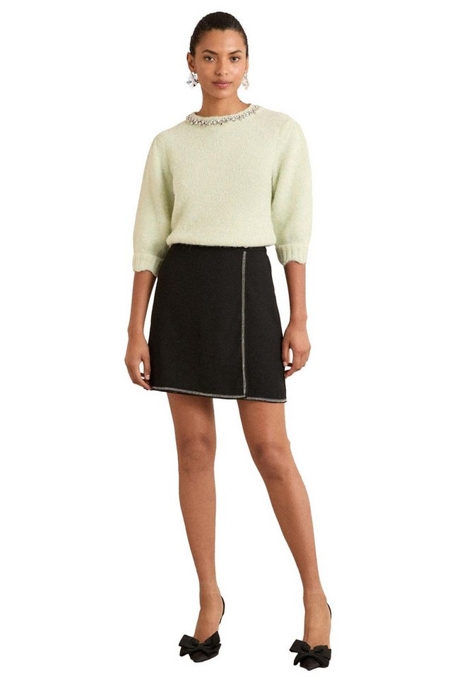 Love & Roses Minirock Love & Roses Minirock in Wickeloptik (1-tlg) von Love & Roses