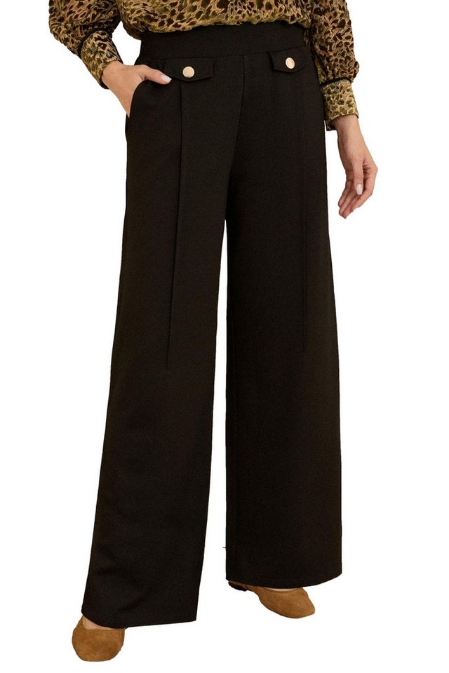 Love & Roses Palazzohose Love & Roses Ponte-Hose mit weitem Bein, Regular (1-tlg) von Love & Roses