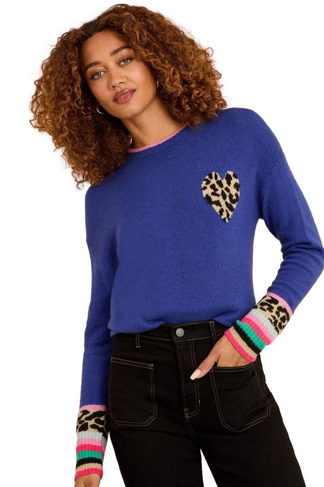 Love & Roses Rundhalspullover Love & Roses Rundhals-Pullover, Regular (1-tlg) von Love & Roses