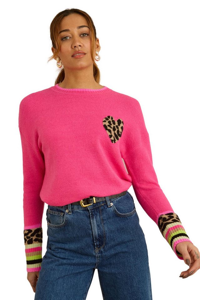 Love & Roses Rundhalspullover Love & Roses Rundhals-Pullover, Regular (1-tlg) von Love & Roses