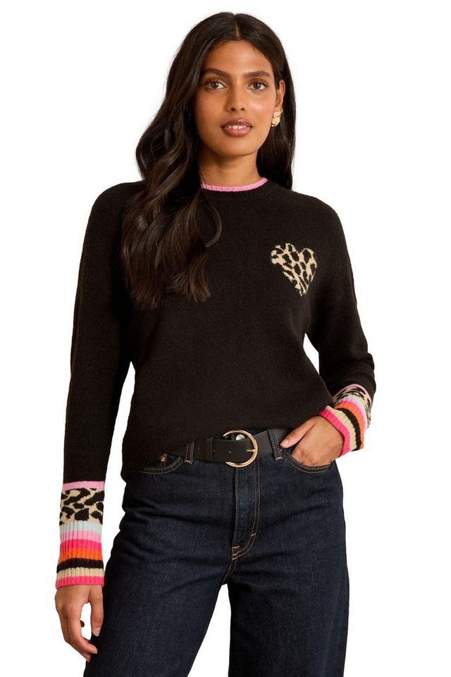 Love & Roses Rundhalspullover Love & Roses Rundhals-Pullover, Regular (1-tlg) von Love & Roses