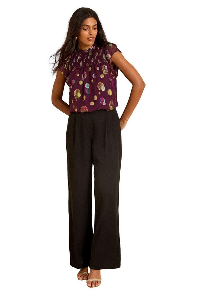 Love & Roses Shirtbluse Love & Roses Metallic-Top, Regular (1-tlg) von Love & Roses