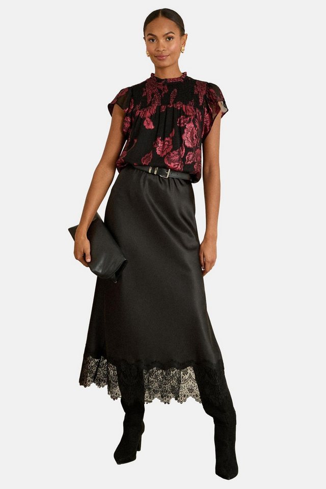 Love & Roses Shirtbluse Love & Roses Metallic-Top, Regular (1-tlg) von Love & Roses