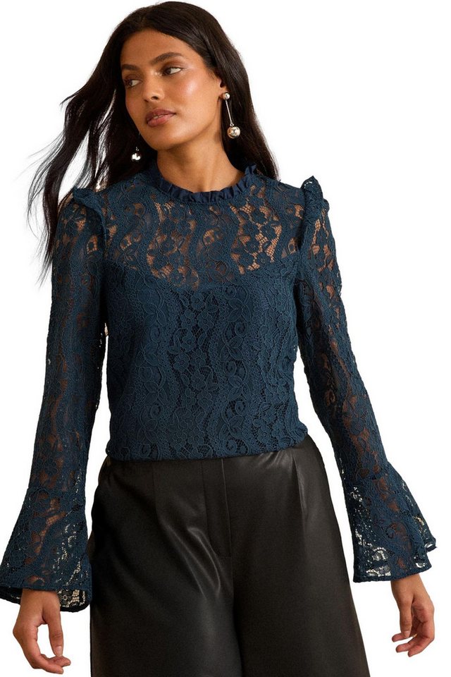 Love & Roses Spitzenbluse Love & Roses Spitzen-Bluse, Regular (1-tlg) von Love & Roses