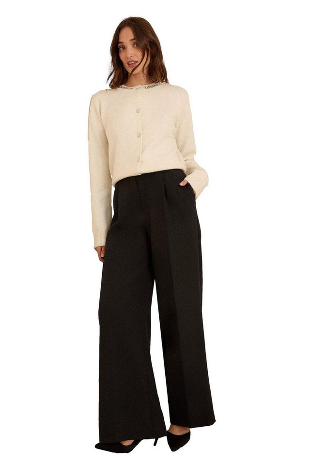 Love & Roses Strickjacke Love & Roses Strickjacke mit Verzierung (1-tlg) von Love & Roses