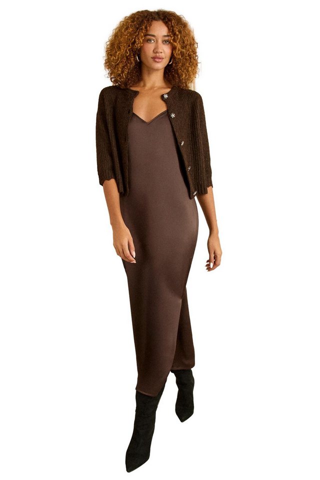 Love & Roses Strickkleid Love & Roses 2-in-1 Strick-Trägerkleid, Regular (2-tlg) von Love & Roses