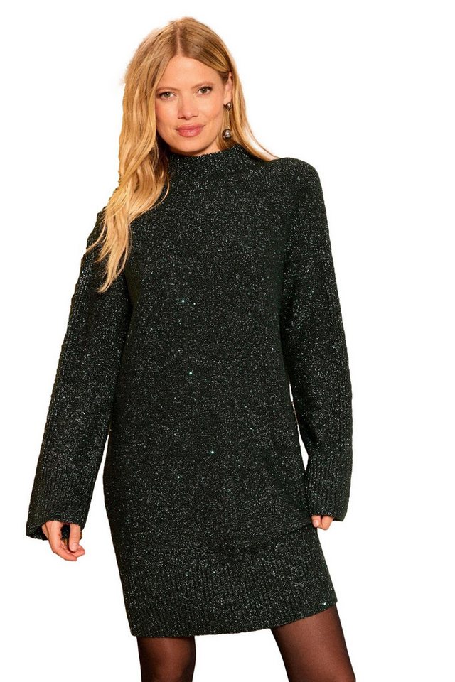 Love & Roses Strickkleid Love & Roses Strick-Minikleid mit Glitzer (1-tlg) von Love & Roses