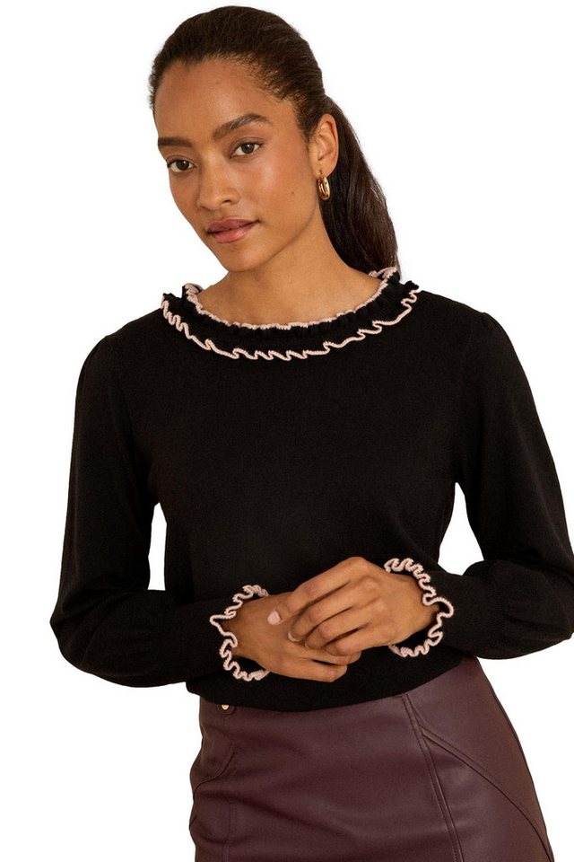 Love & Roses Strickpullover Love & Roses Feinstrickpullover, Regular (1-tlg) von Love & Roses