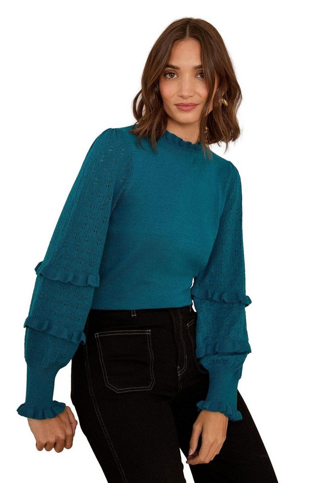 Love & Roses Strickpullover Love & Roses Pointelle-Pullover, Regular (1-tlg) von Love & Roses